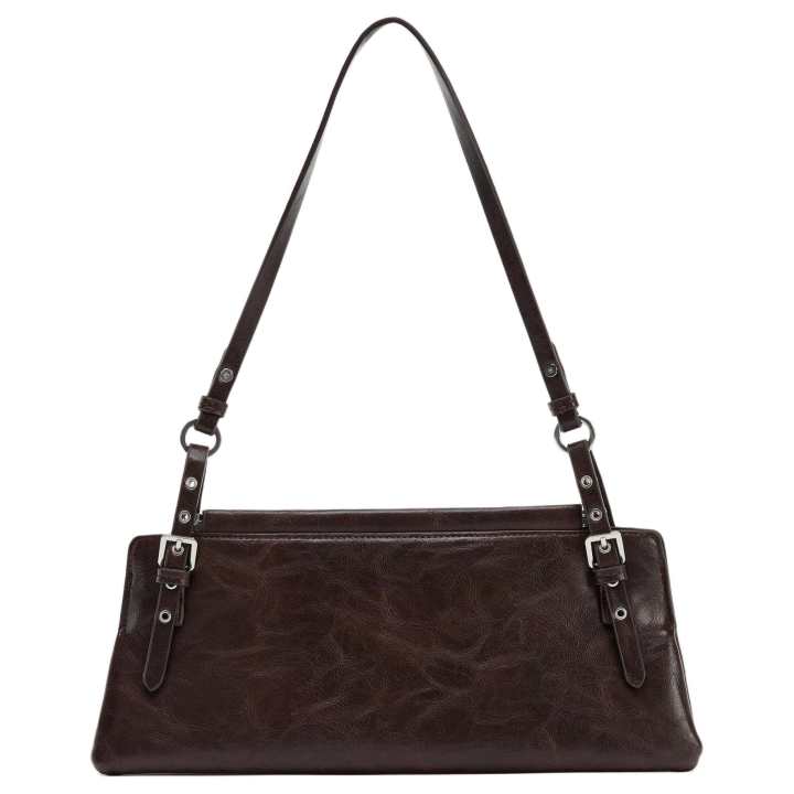 ZARA ZARA Pu Shoulder Bag Women's Red Black