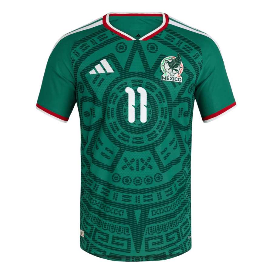 Adidas Adidas Mexico National Team FW25 Collar Heritage FMF H JSY AU MEXICO Soccer Jersey Player Edition Men's