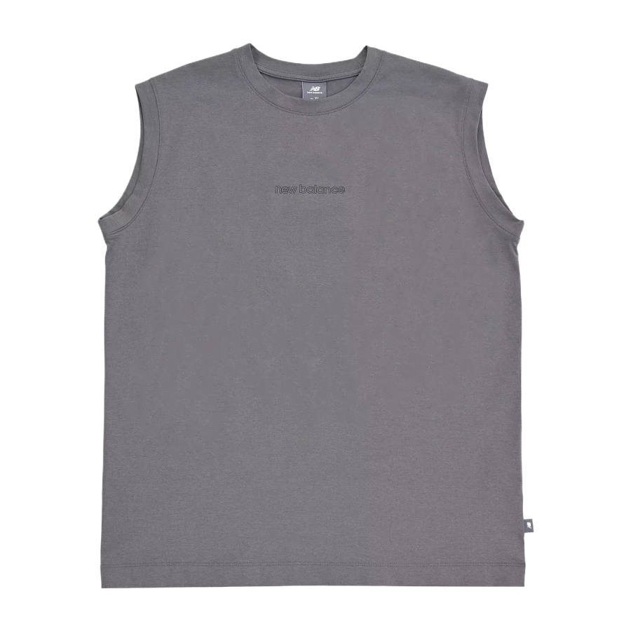 New Balance New Balance Tank Tops Men's Gray Crew Neck Moderate