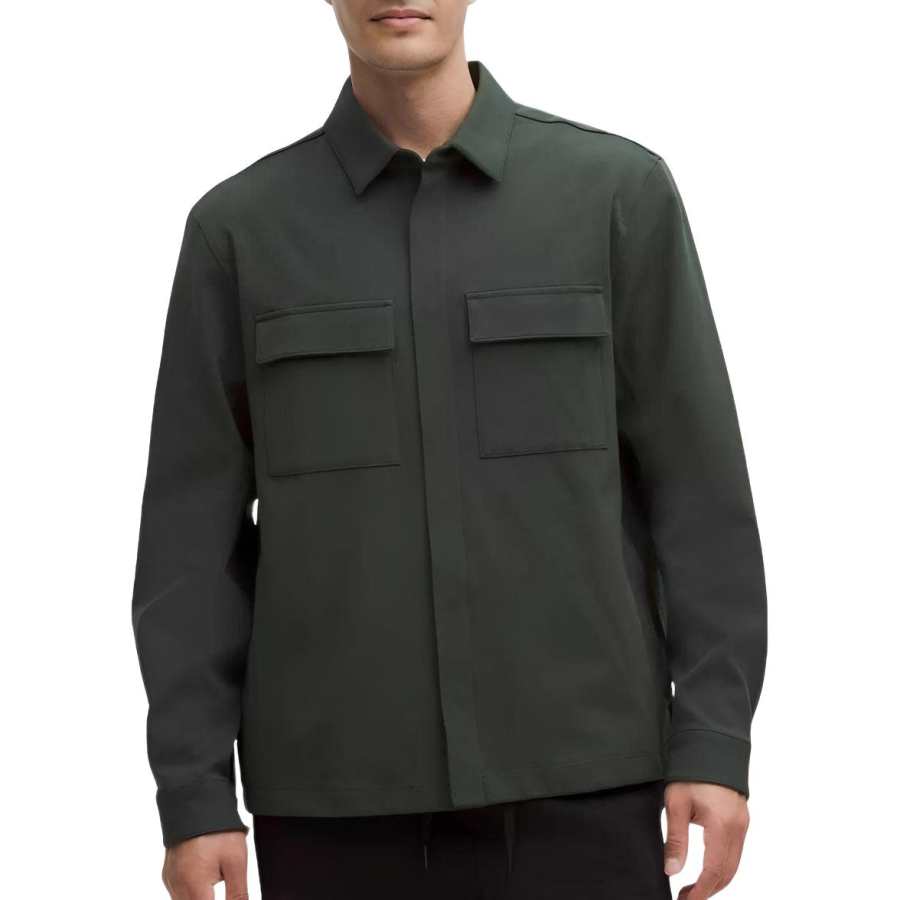 Lululemon Sojourn Shirts Men's Lapel Moderate Shirt