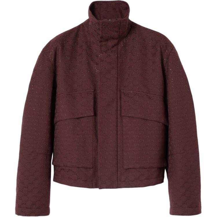 GUCCI Gucci Embellished Gg Monogrammed Padded Jacket
