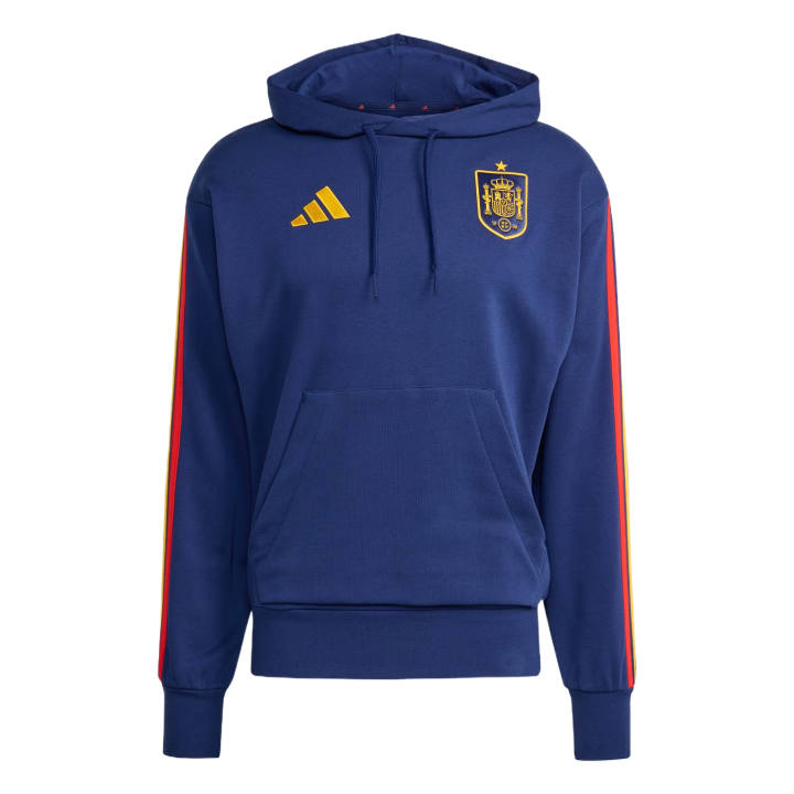 Adidas Adidas Spain Sweatshirts Men's Dark Blue Hooded Moderate Regular