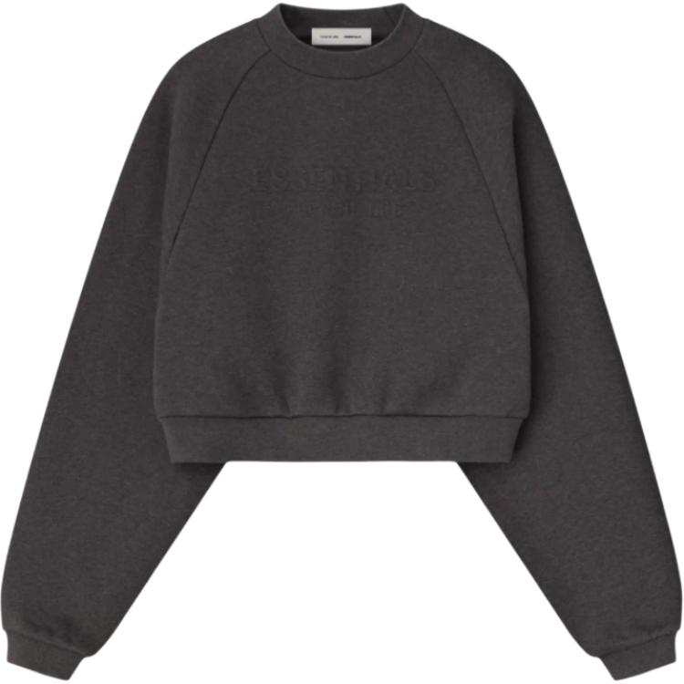 Fear Of God Essentials Embossed 90s Raglan Crewneck Sweatshirt
