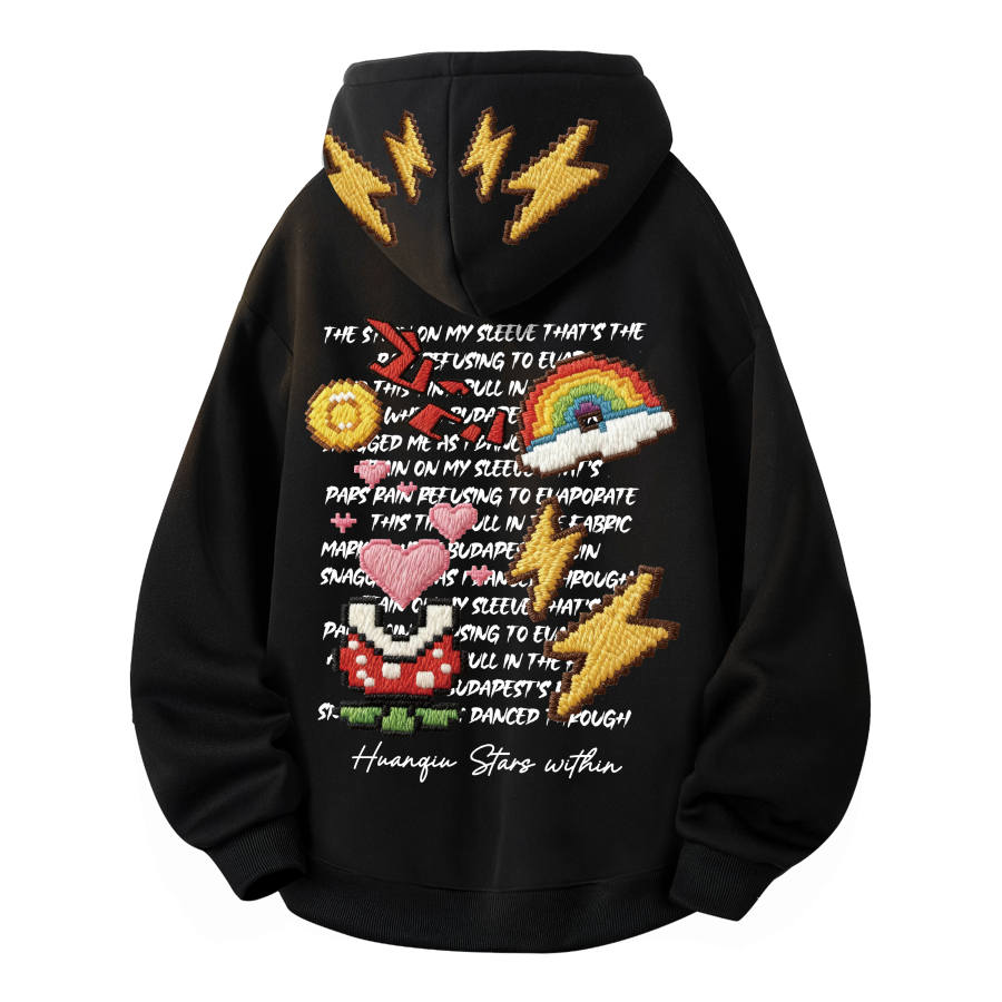 HUANQIU Sweatshirts Unisex Hooded Moderate Regular