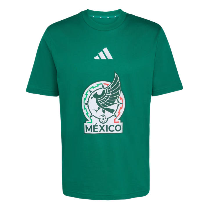 Adidas Adidas Mexico T Shirts Men's Bright Green Crew Neck Moderate