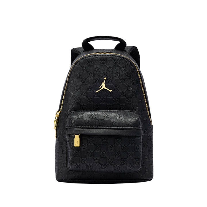 Jordan Jordan Synthetic Leather Backpack Small Unisex Black