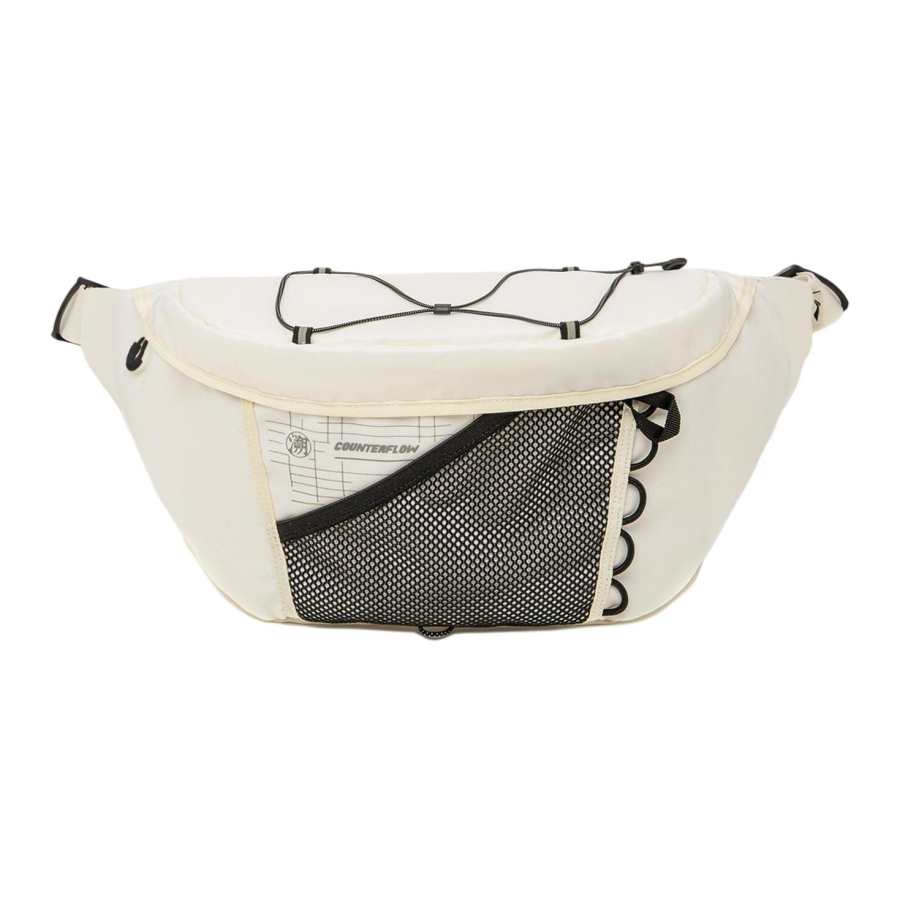 Li-Ning Li Ning CF Polyamide One Shoulder Crossbody Fanny Pack Regular Unisex Ivory