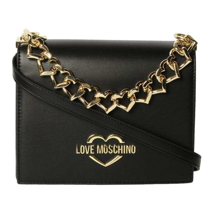 LOVE MOSCHINO Chain Crossbody Bags Women's Black