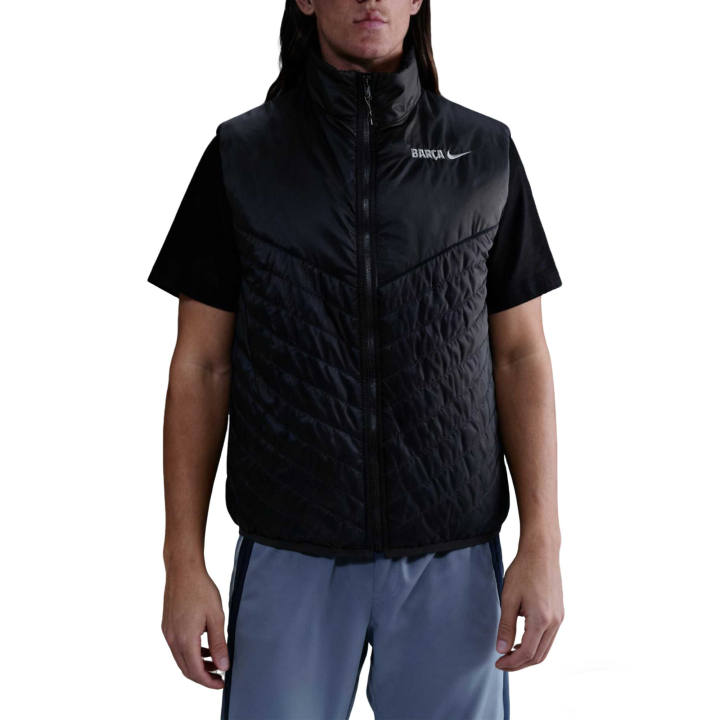 Nike Nike FC Vests Men's Charcoal Gray/Charcoal Gray/Smoke Gray Stand Collar Other