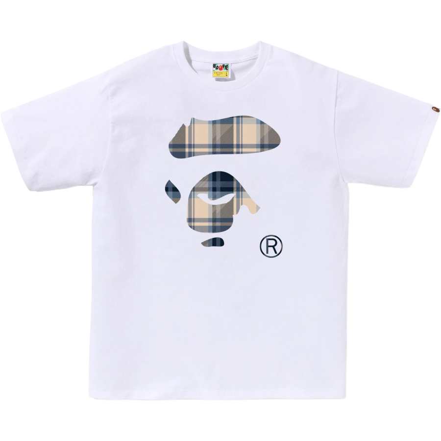 A BATHING APE A BATHING APE Check FW25 T Shirt Men's