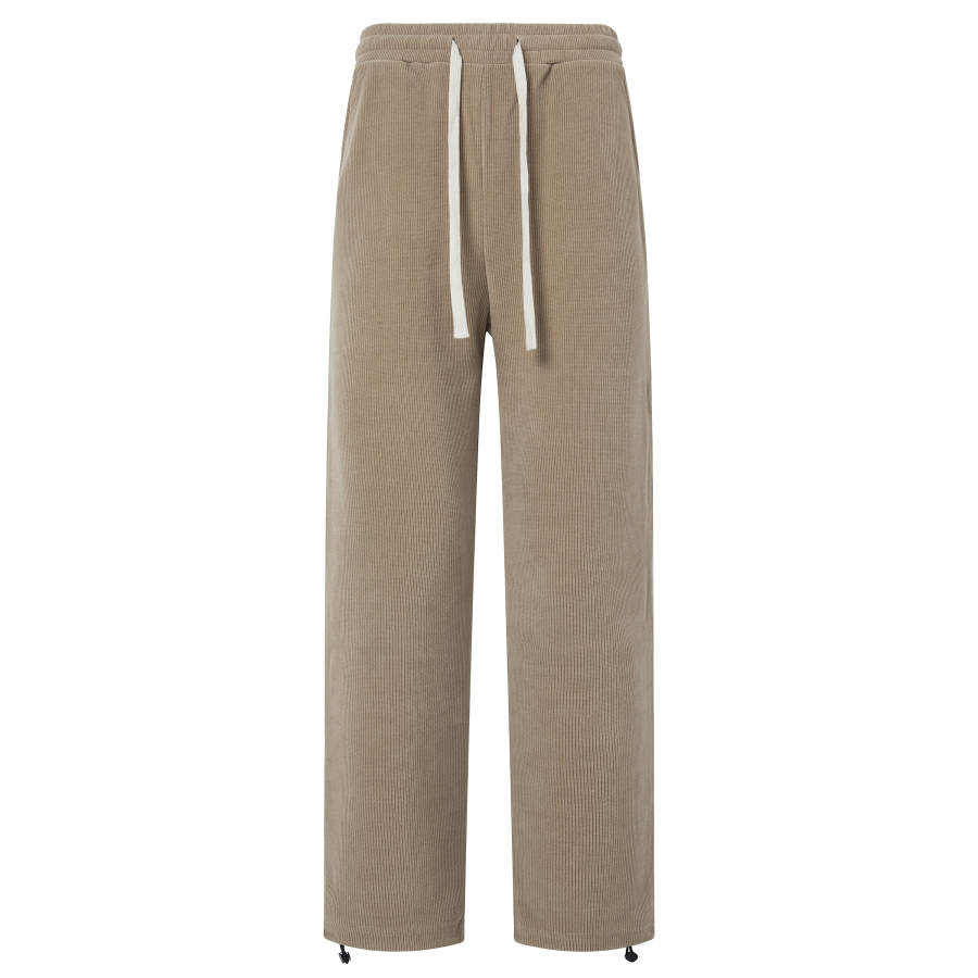 Jeep Casual Pants Unisex Thickened And Fleece Lined Straight Fit Pants