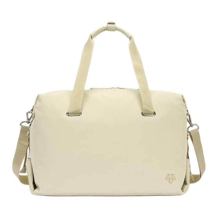 DESCENTE Women's Training Soft Water Repellent One Shoulder Handbag Women's Black/Beige