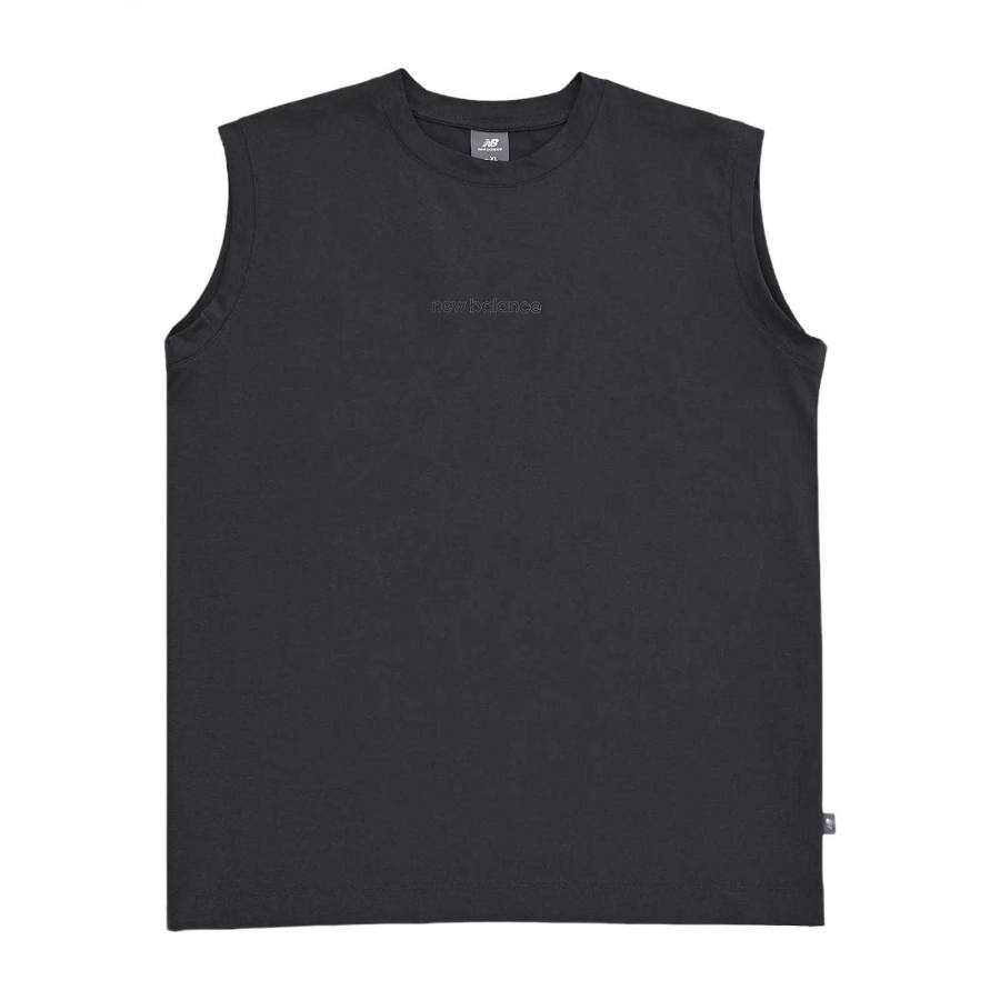 New Balance New Balance Tank Tops Men's Black Crew Neck Moderate