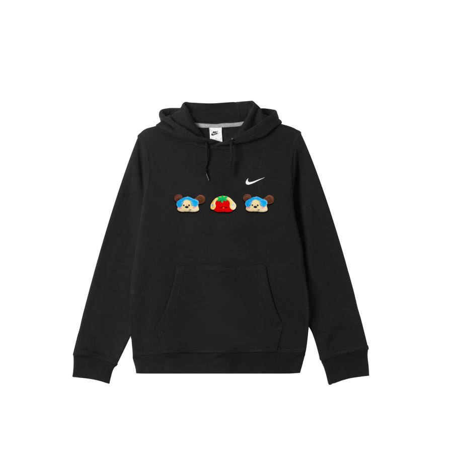 Nike Nike Club Small Pot Bag YMK Embroidery Patch Loose Fit Casual Fleece Lined Hooded Comfortable Long Sleeved Sweatshirt