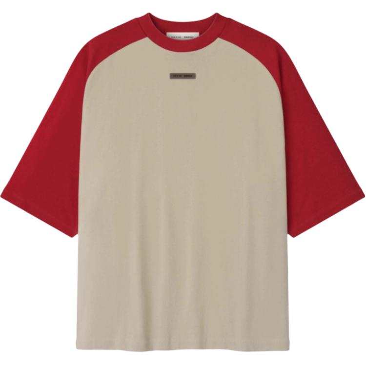 Fear Of God Essentials Logo Plaque Baseball T-Shirt