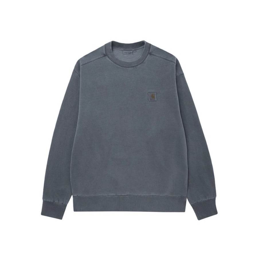 Carhartt WIP Sweatshirts Men's Black Crew Neck Moderate