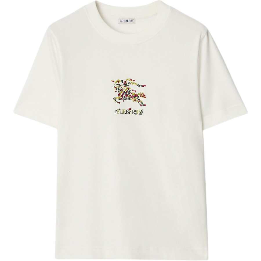 Burberry Ekd Embroidered Crewneck T-Shirt