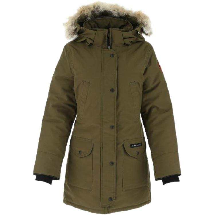 Canada Goose Down Jacket Parka Coat, Winter Women's Army Green