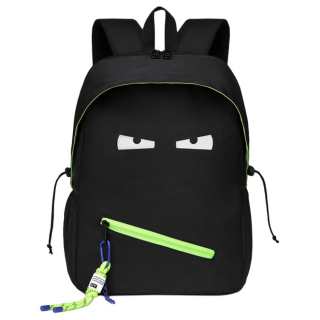 GEERDUN Nylon Backpack Unisex Black