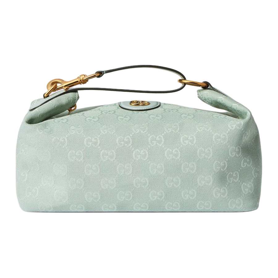 GUCCI Canvas Handbag Medium Women's Ice Blue