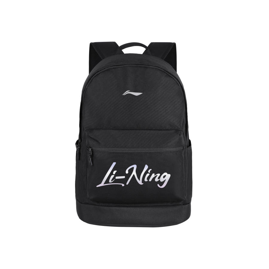 Li-Ning Li Ning Polyester Backpack Regular Unisex Black
