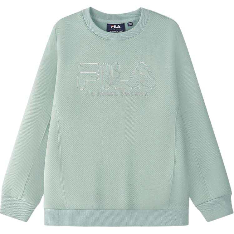 FILA Unisex Sweatshirts Crew Neck Moderate
