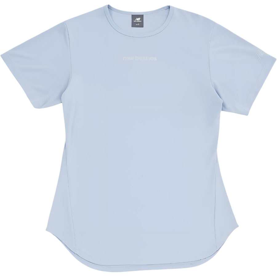 New Balance New Balance Running T Shirts Women's Light Arctic Gray