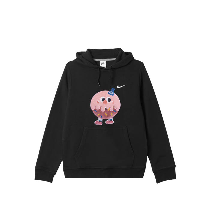 Nike Nike Club Sweatshirts Men's Black Hooded Thickened