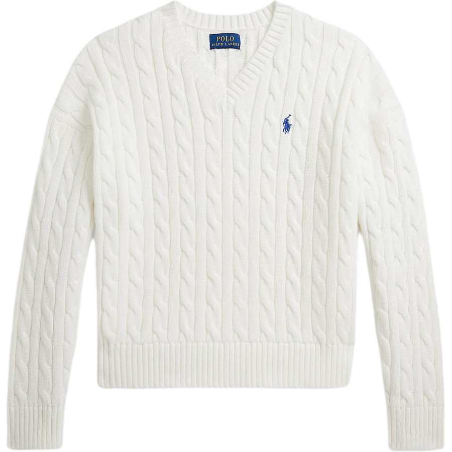 Polo Ralph Lauren Sweater SS26 White Teenagers