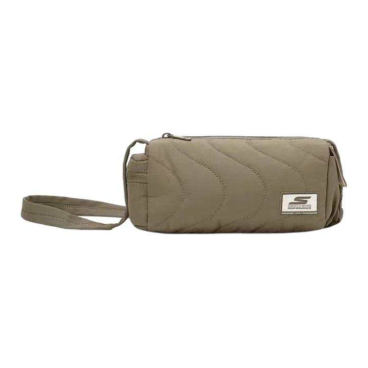 Skechers Sports Collection Fabric Cell Phone Pouch Unisex Gray Walnut