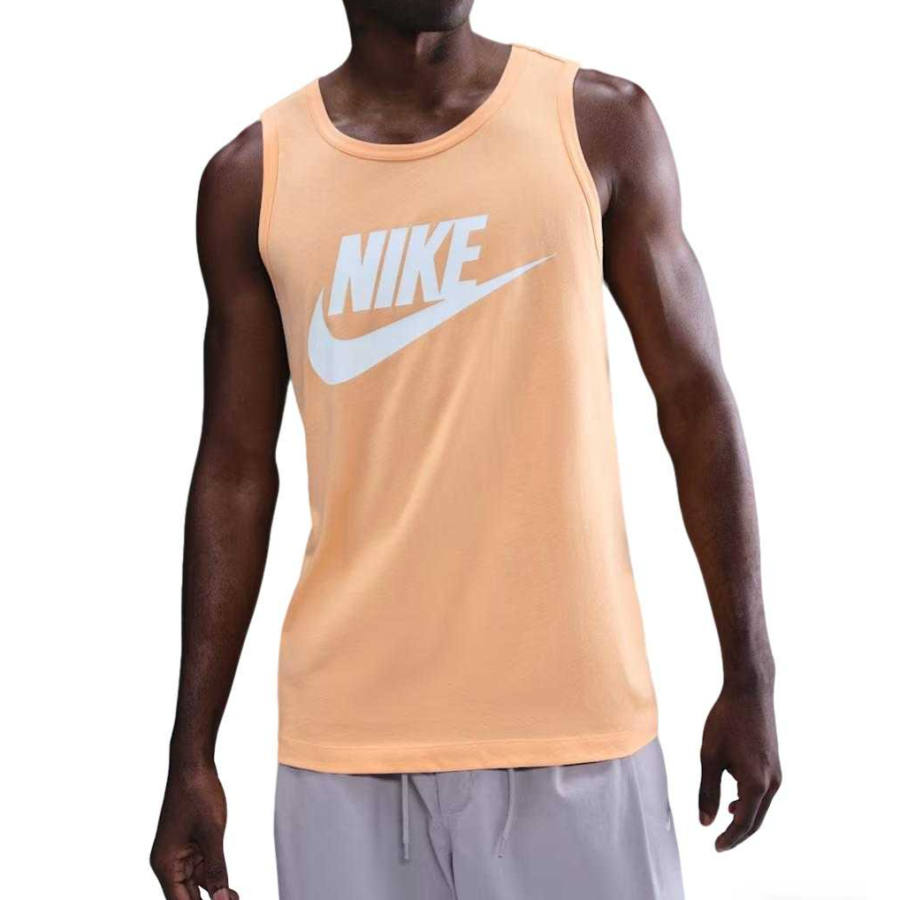 Nike Nike Sportswear Tank Tops Men's Orange Chalk Crew Neck Moderate Other