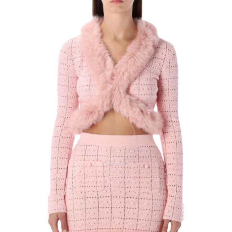 Self-portrait cotton blend cardigan