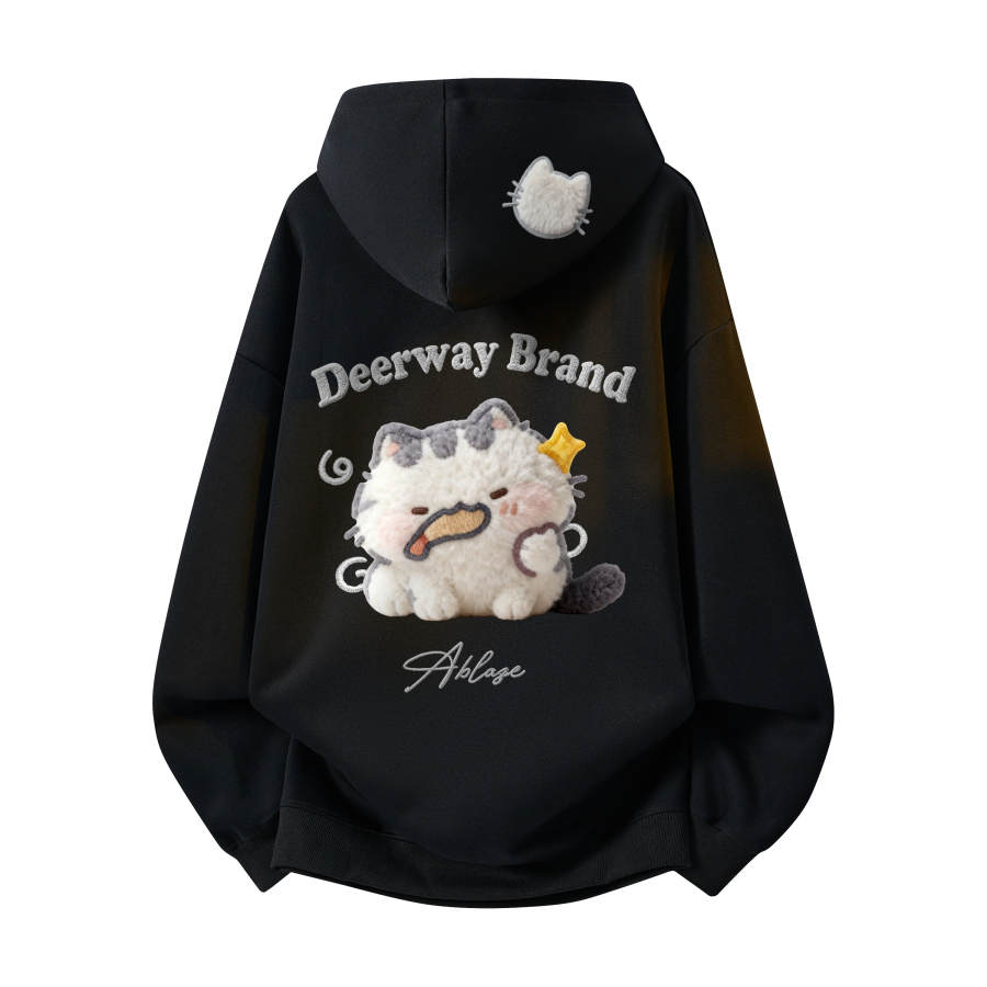 DEERWAY Sweatshirts Unisex Hooded Moderate Heavyweight