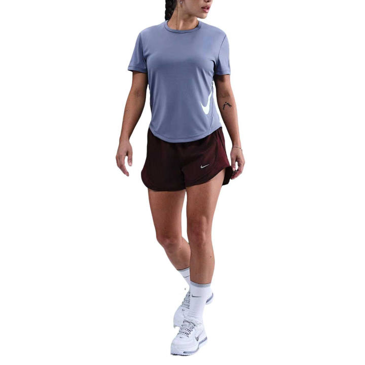 Nike Nike Swoosh T Shirts Women's World Indigo/White Crew Neck