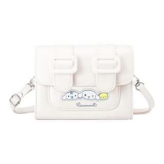 Zgo Cinnamoroll, Sanrio IP Collaboration Pu Shoulder Bag Small Women's Ecru