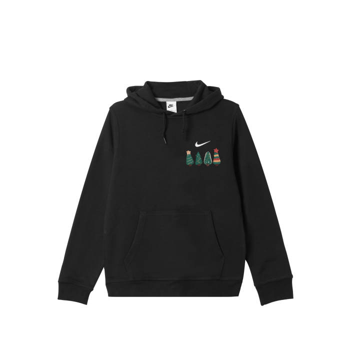 Nike Nike Club Sweatshirts Men's Black Hooded Thickened Regular