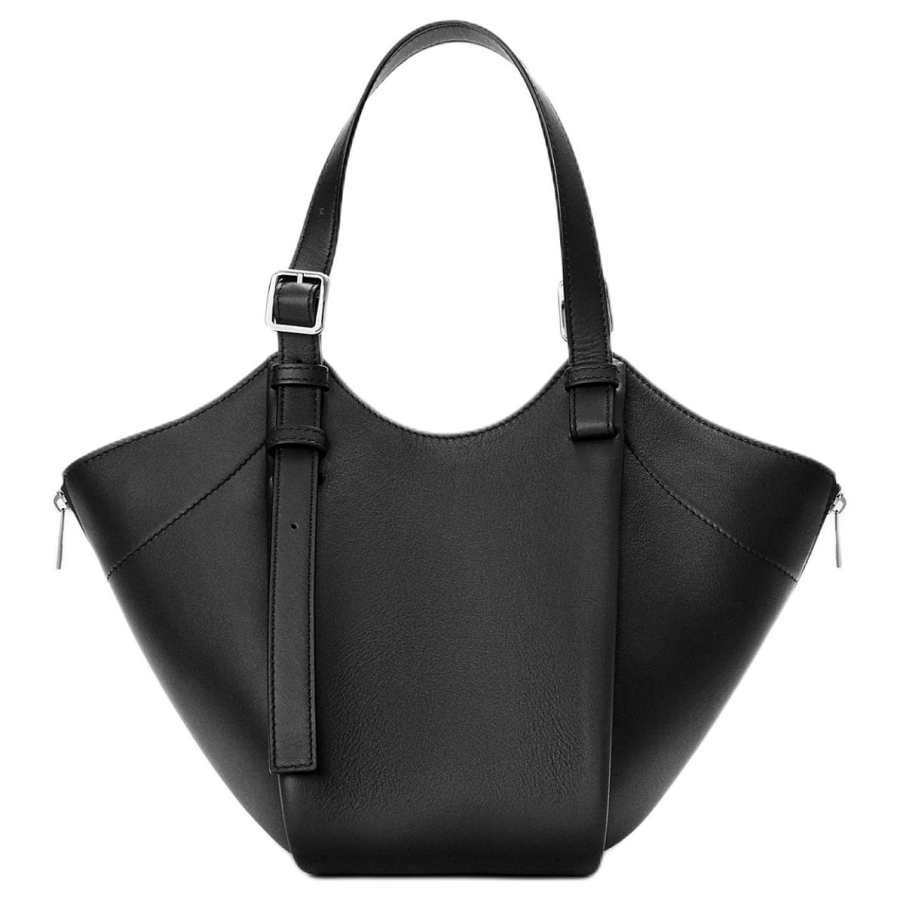 LOEWE LOEWE Hammock Cow Leather Handbag Unisex Black