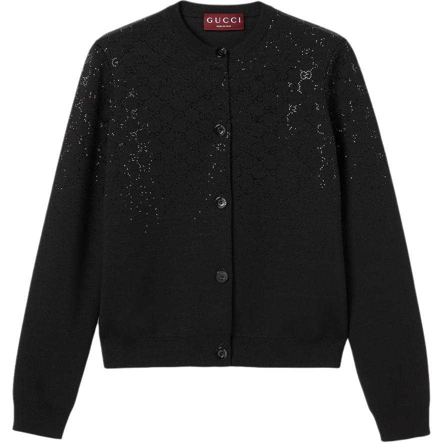 GUCCI Gucci Button-Up Knit Cardigan