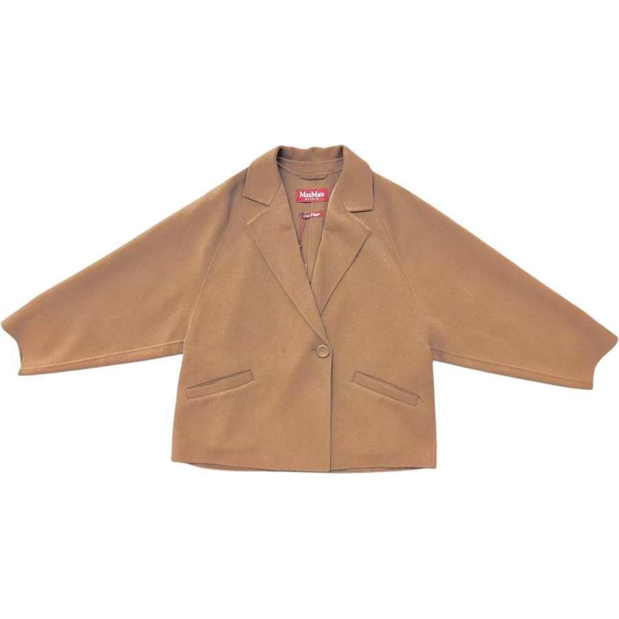 MaxMara Studio MaxMara Studio Coats Women's Camel Lapel Moderate
