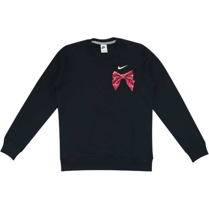 Nike Nike Club Sweatshirts Unisex Black Crew Neck Moderate