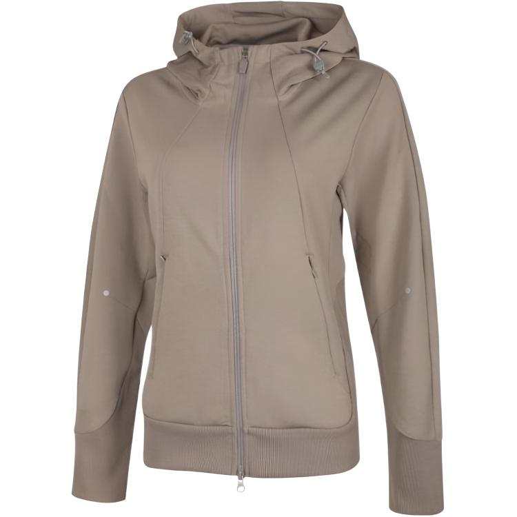 ASICS Jackets Women's Brown Hooded Moderate Other