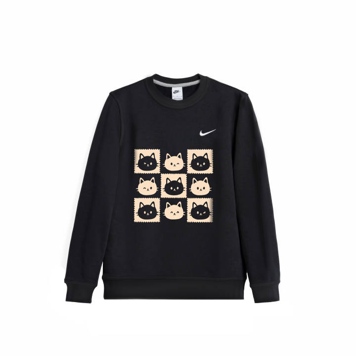 Nike Nike Club Sweatshirt Unisex Black