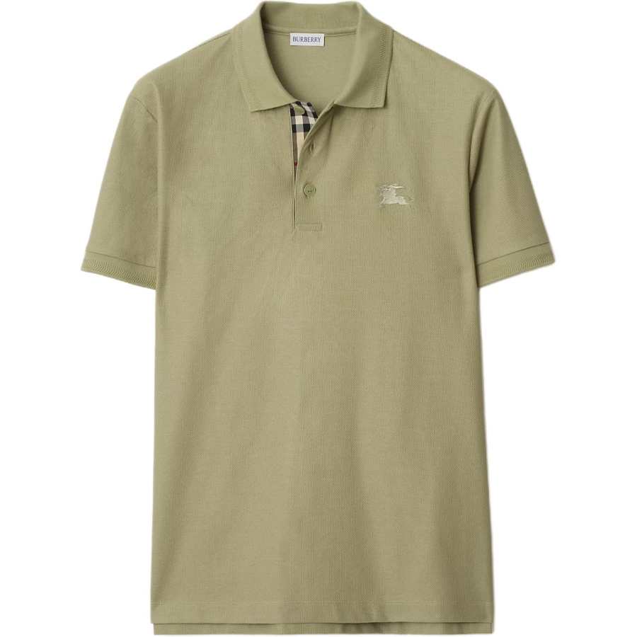 Burberry logo cotton polo shirt