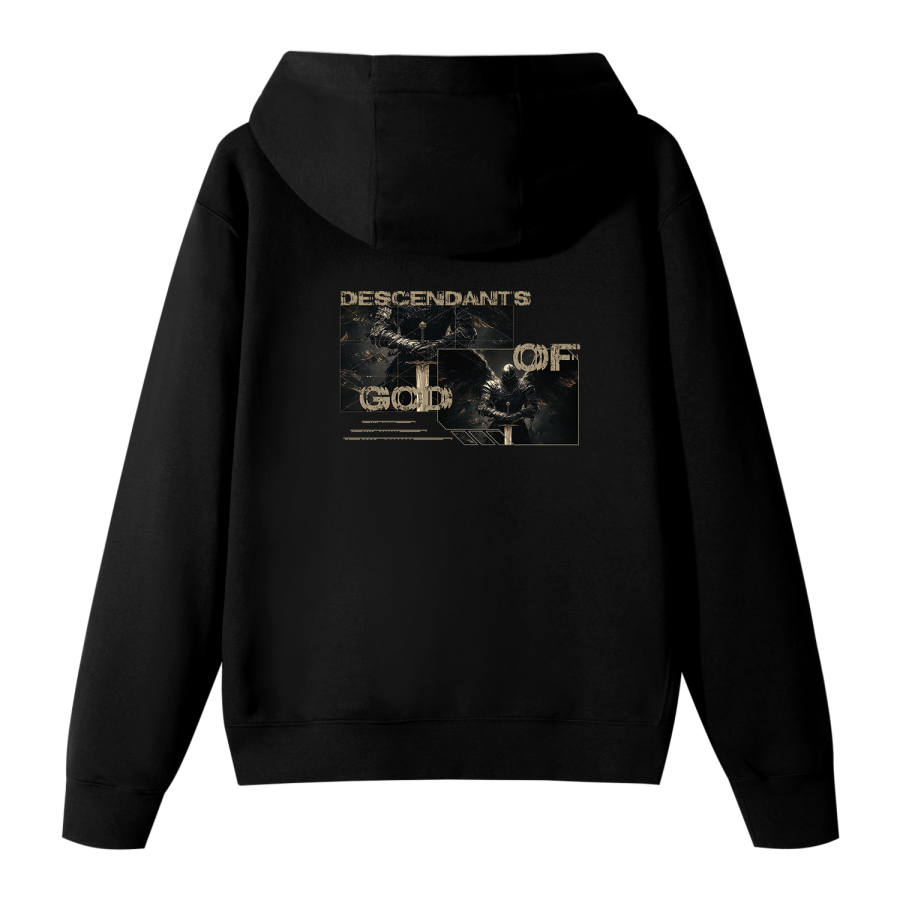 Nike Nike Sportswear Club Fleece Lined Combat Angel II Thermal Pullover Hooded Sports Sweatshirt Unisex Black