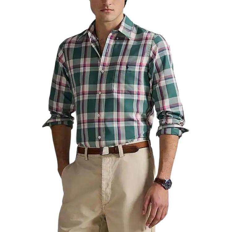 Polo Ralph Lauren Shirts Men's Multicolor Lapel Moderate