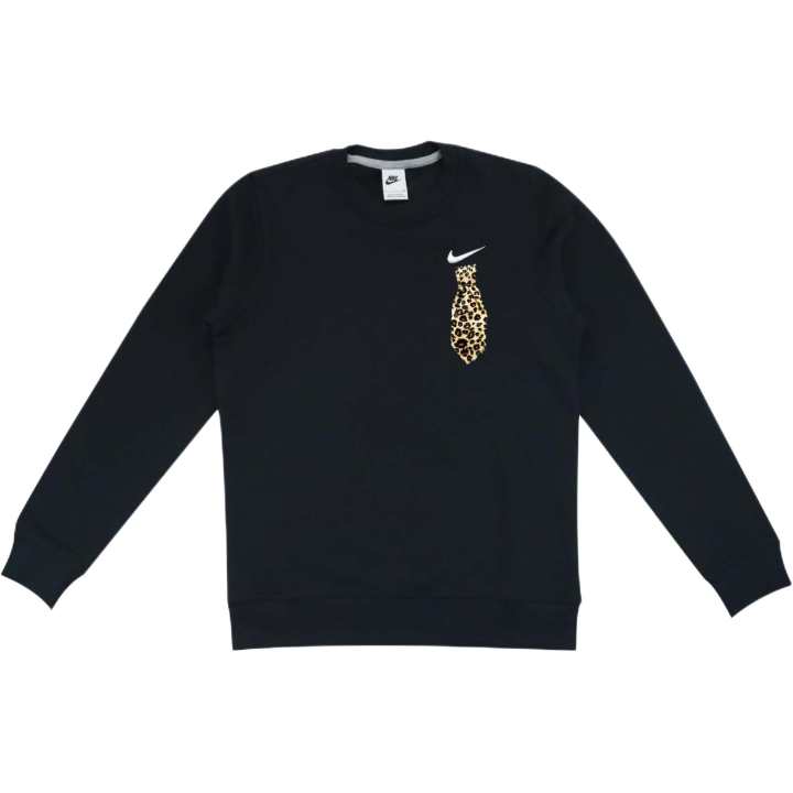 Nike Nike Club Sweatshirts Unisex Black Crew Neck Moderate