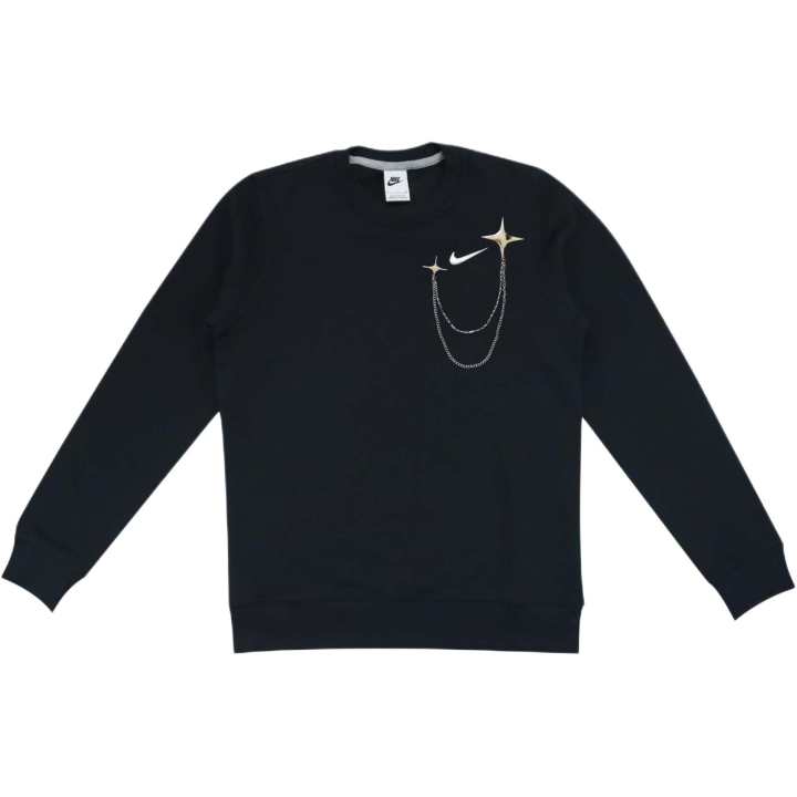 Nike Nike Club Sweatshirts Unisex Black Crew Neck Moderate