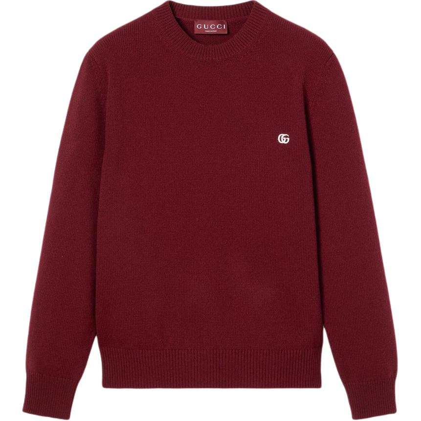 GUCCI Wool Cashmere Sweater With Embroidery