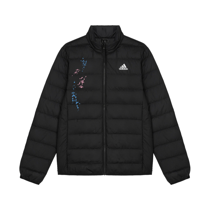 Adidas Adidas Down Jackets Unisex Black Stand Collar Lightweight Down Jacket