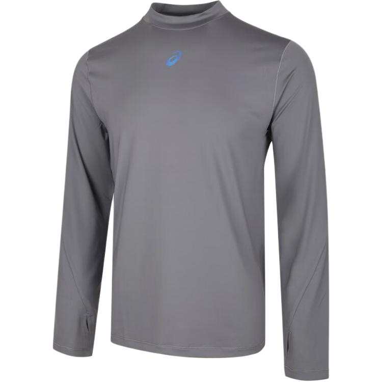 ASICS ASICS T Shirts Men's Dark Gray Crew Neck Moderate
